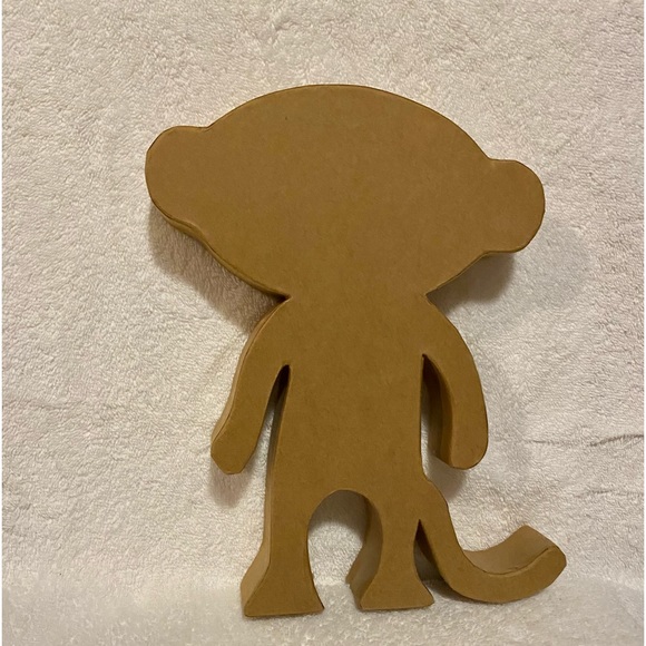 NWT 3D LAYERED CARDBOARD MONKEY 🙉 CRAFT - Picture 3 of 4
